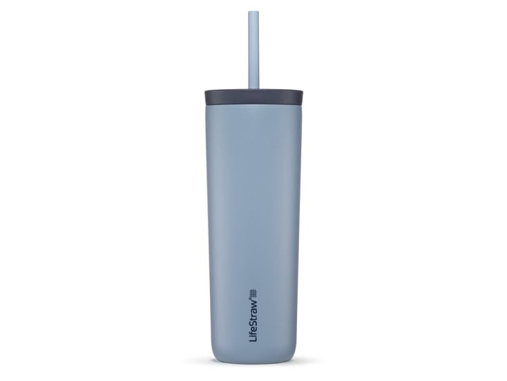 LifeStraw Go Tumbler 500 ml RVS waterfilterfles - Light Blue