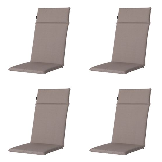 Madison Panama taupe Tuinstoelkussen - Set van 4