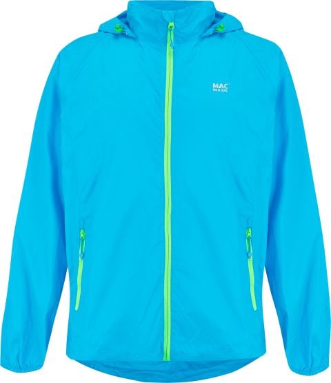 Mac in a Sac Neon Blue regenjas
