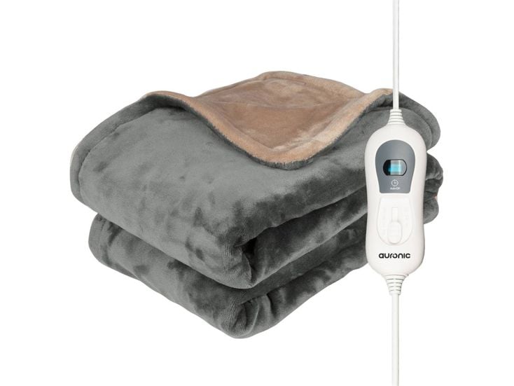 Auronic 2-Persoons elektrische deken - Grey