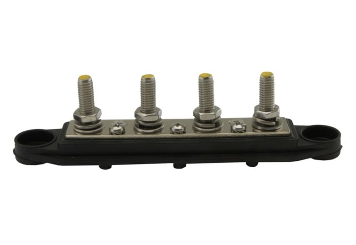 BBA M8 4-punts busbar - black