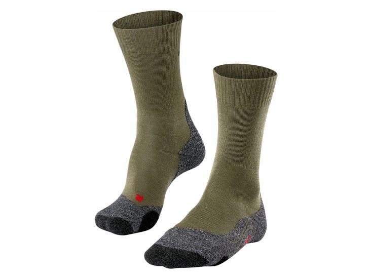 Falke TK2 heren wandelsokken - Olive Green