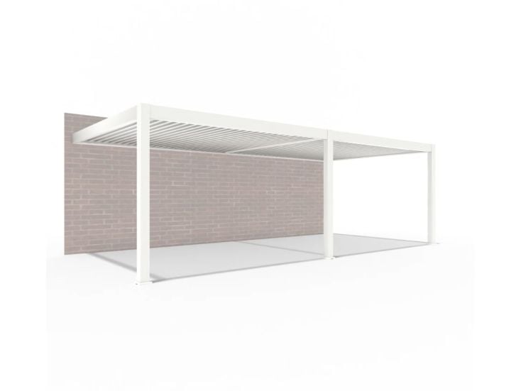 Orion Premium 400x800cm elektrische LED overkapping - wall