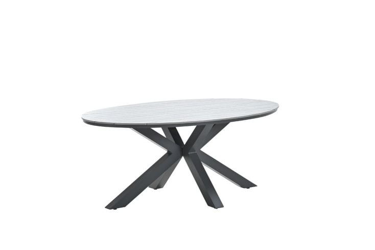 Garden Impressions Edison ovaal 180x115 cm  tafel - black