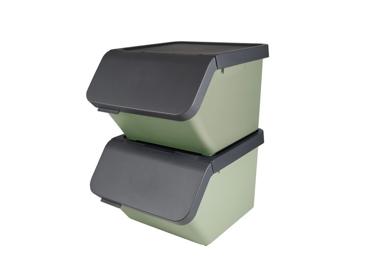 Sunware Sigma Home 45 liter Green soteerunit met deksel - 2 stuks