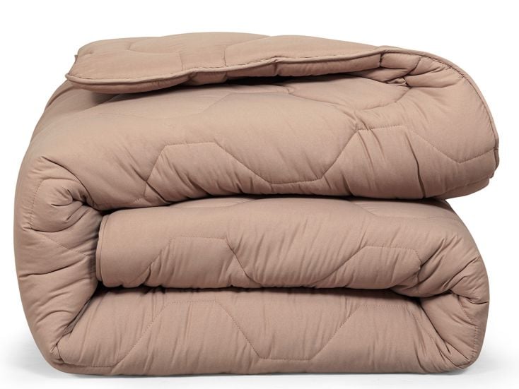 DoubleDry Taupe dekbed - 200 x 220 cm