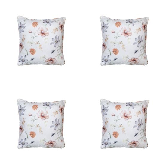 Madison Florina natural Sierkussen - Set van 4