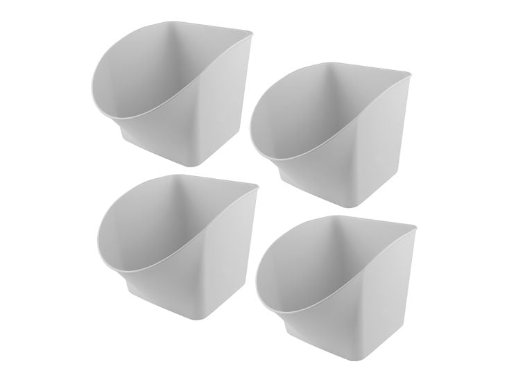 Sunware Sigma home Basic White speelgoedbox - set van 4