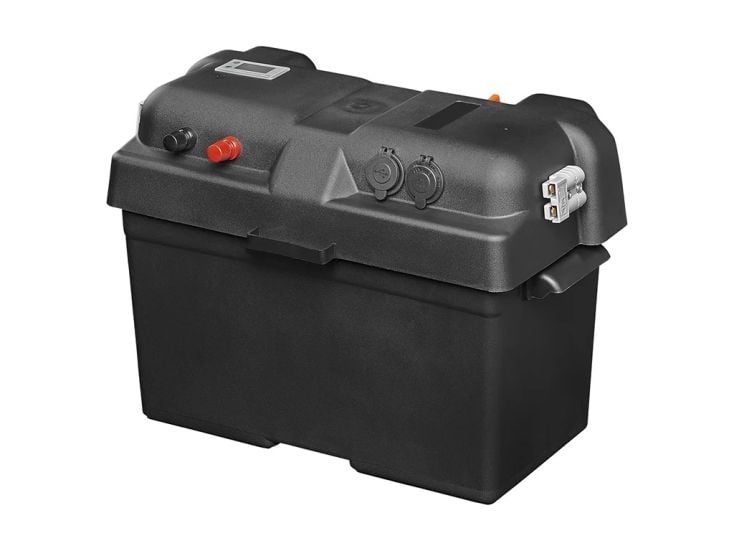 ProPlus luxe accubak met voltmeter
