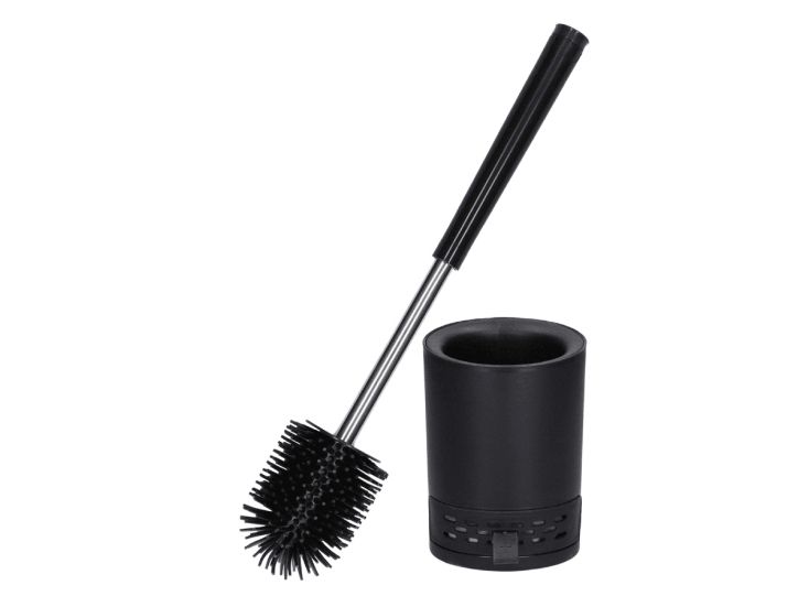 2BEHOME Wc borstel met houder - Black