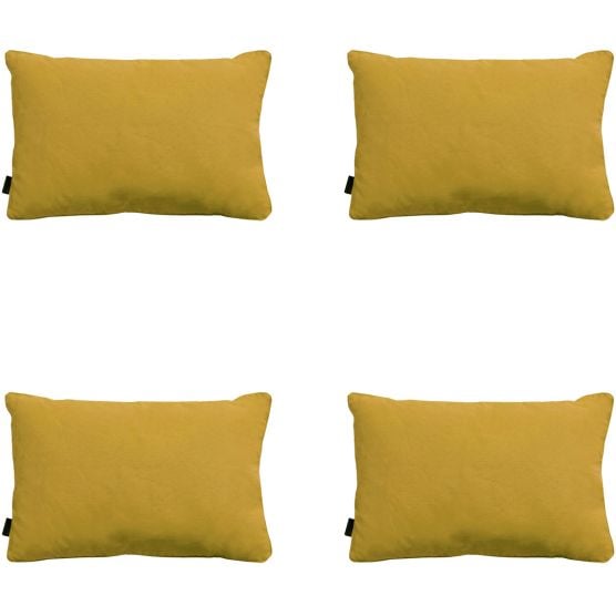 Madison Panama mustard Sierkussen - Set van 4