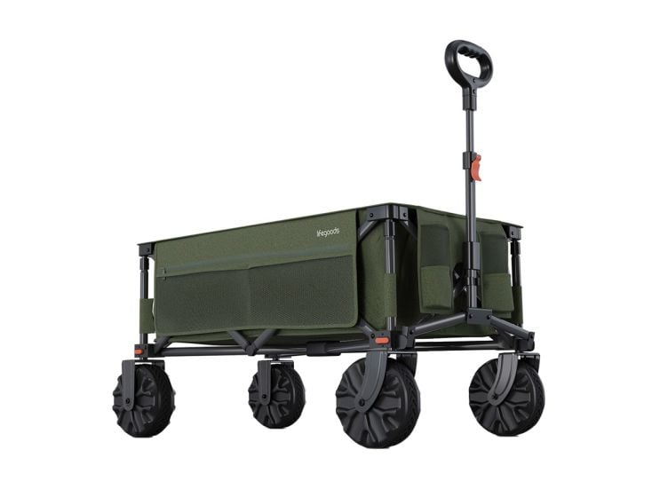 LifeGoods 135L bolderkar - Green