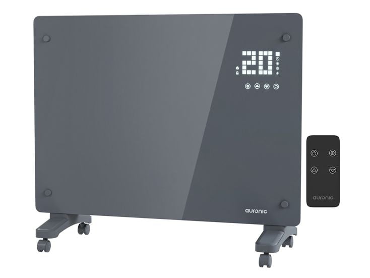 Auronic 1500 watt glazen paneel kachel - Grey