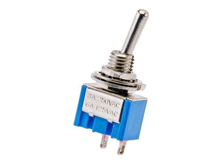 2-polig On-Off schakelaar 12V 6A