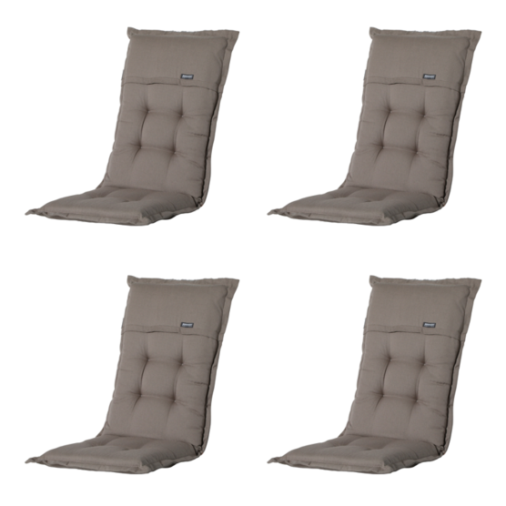 Madison Rib liver Tuinstoelkussen - Set van 4