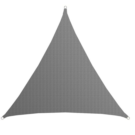 AMANKA 7 x 7 x 7 HDPE schaduwdoek - Grey