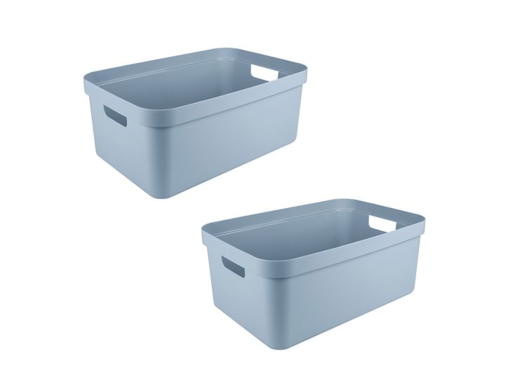 Sunware Sigma home set van 2 45L opbergbox - blauw