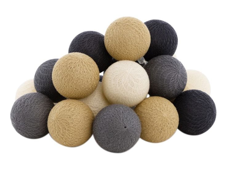 Cotton Ball Lights Outdoor extension kit lichtslinger - Concreto