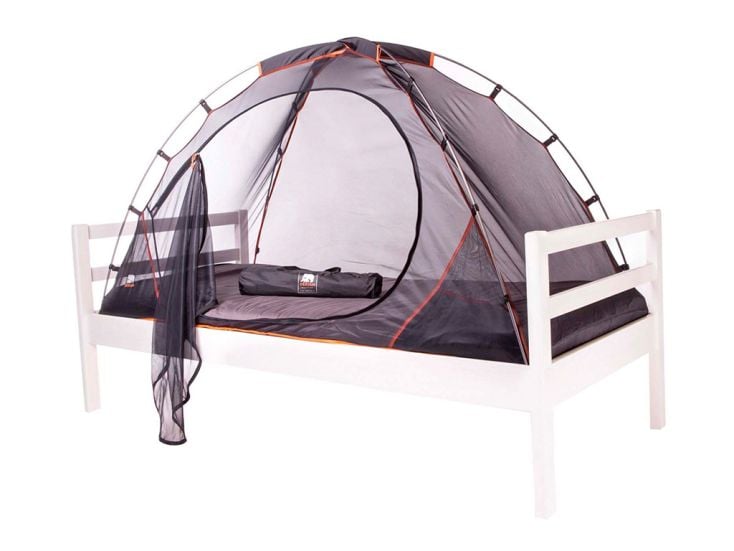 Deryan zwart bedtent klamboe
