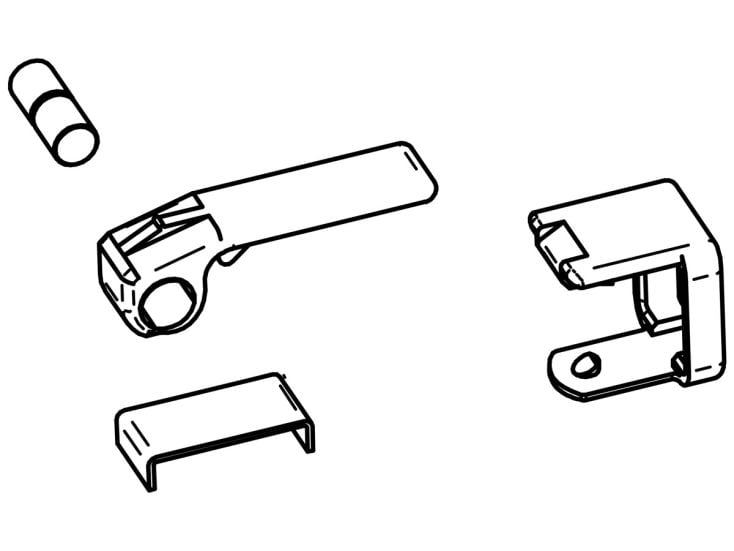 Thule Omnistor set hoogtestelclips V1 staander