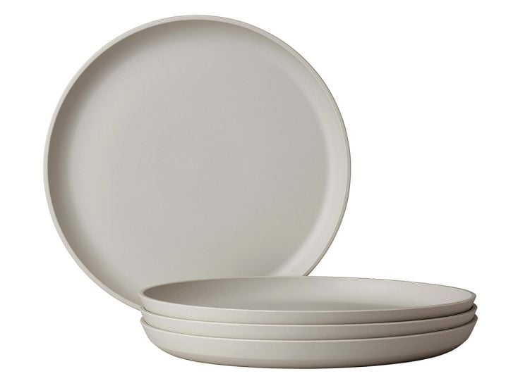 Mepal Silueta 230 mm set van 4 Ontbijtborden - White
