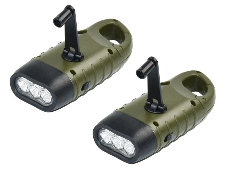 FlinQ opwindbare zaklamp - Set van 2