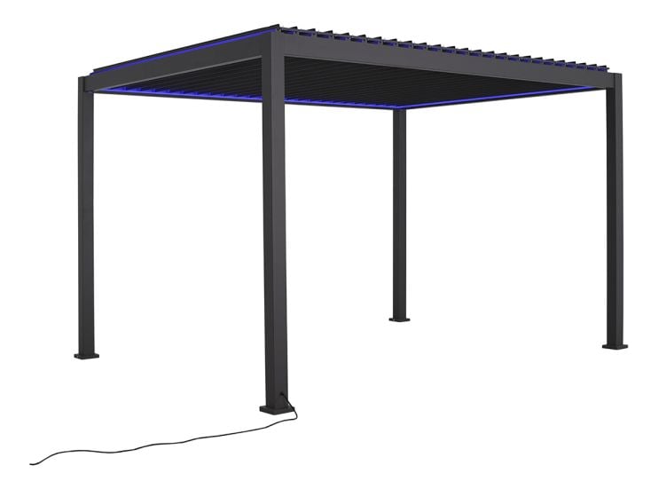 Mirador Deluxe 300 x 400 cm elektrische overkapping - antraciet