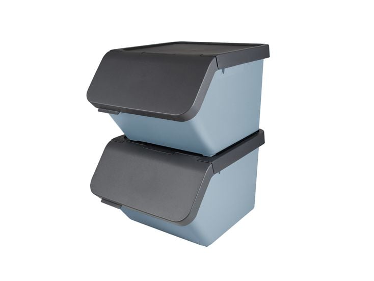 Sunware Sigma home sorteer unit 45L set van 2 + deksel - blauw