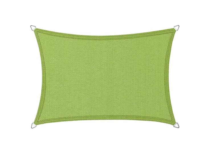 Buitenkado 2.5x3.5 groen HPDE waterdoorlatend schaduwdoek