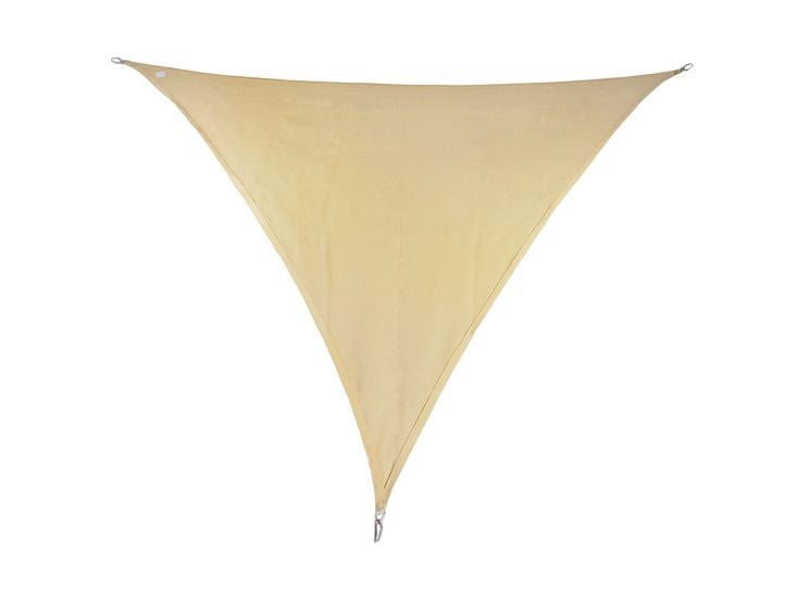 Buitenkado 5x5 beige HPDE waterdoorlatend schaduwdoek