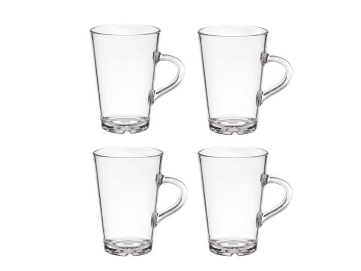 By Caryl 295 ml set van 4 kunststof theeglazen
