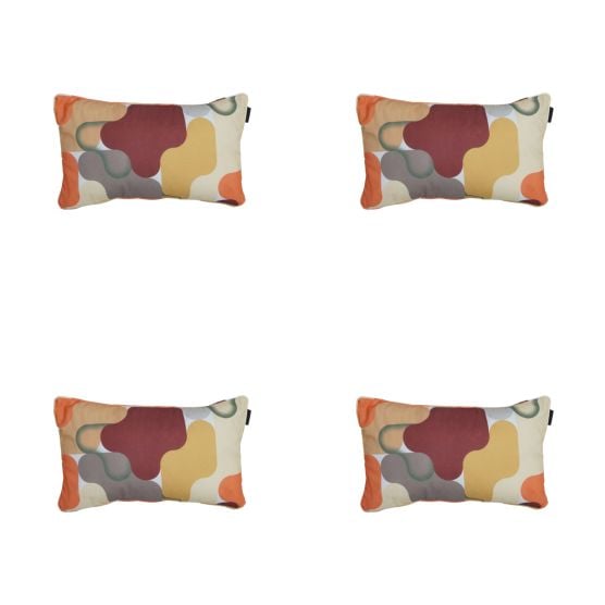Madison Grafi bordo Sierkussen - Set van 4