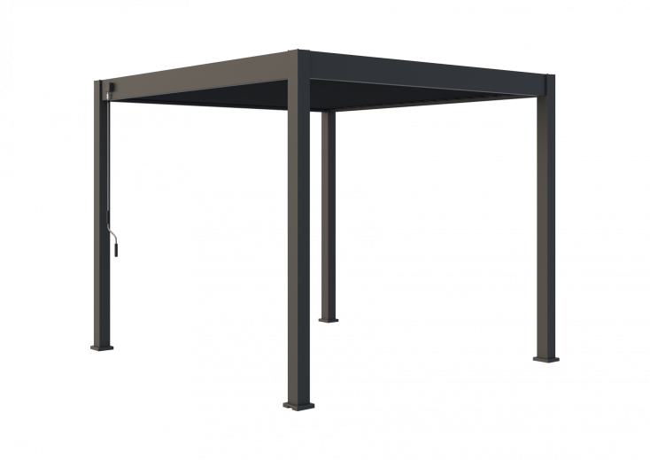 Novum ORION 300 x 300 cm terrasoverkapping - Anthracite