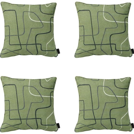 Madison Joah sage Sierkussen - Set van 4
