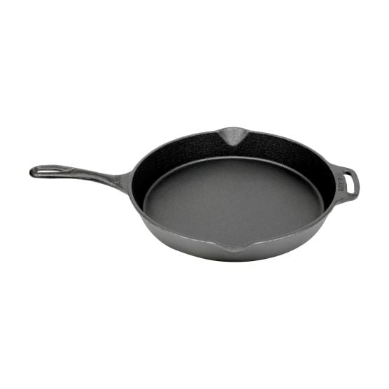 Valhal 30 cm gietijzeren koekenpan met steel