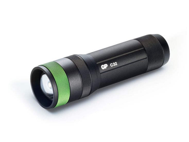 GP C32 300 lumen zaklamp - Black