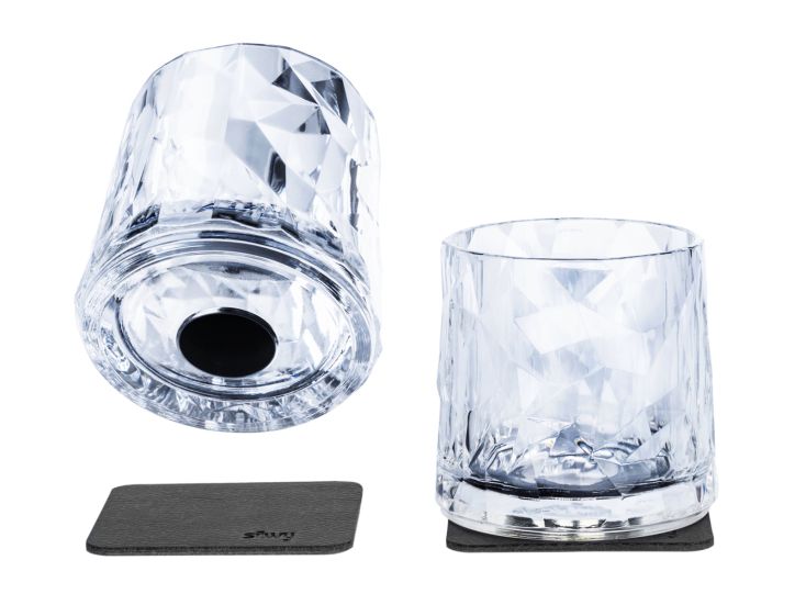 Silwy 2-delige set magnetische Hightech Tumbler-glazen