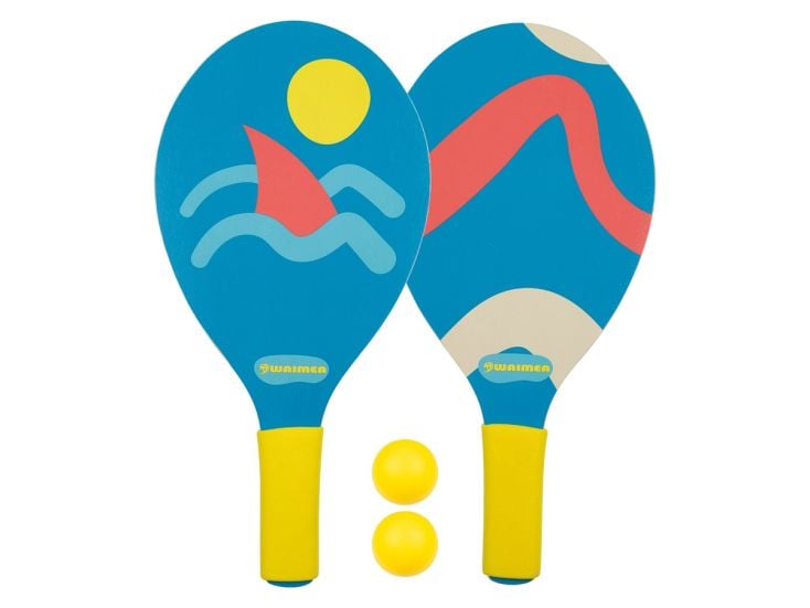 Waimea Beach Tennis Set - Blue/Yellow
