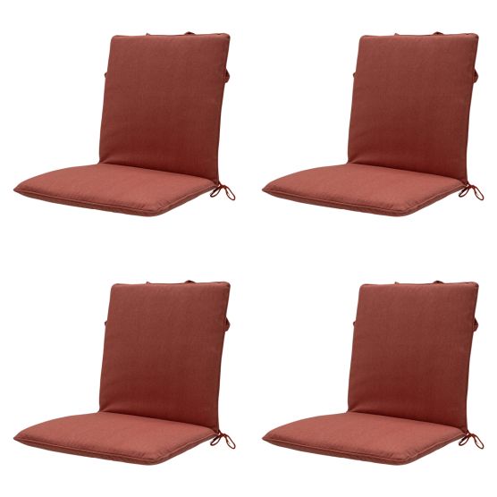 Madison Terra canvas eco+ Stapelstoelkussen - Set van 4