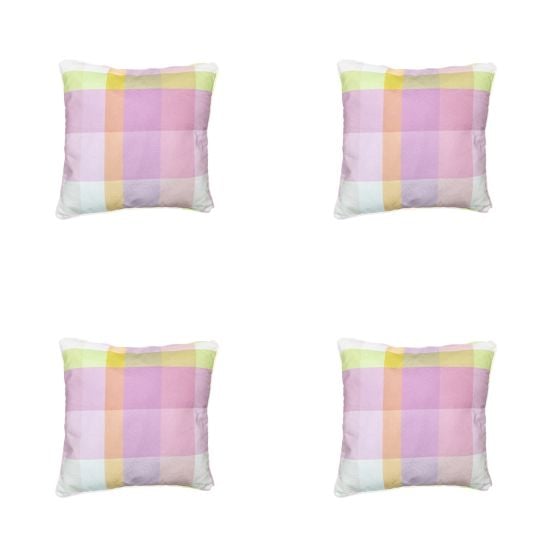 Madison Sya purple Sierkussen - Set van 4