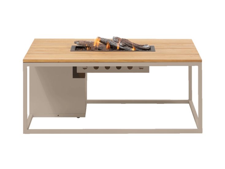 Cosi Fires Cosiloft 120 vuurtafel - Beige/Teak