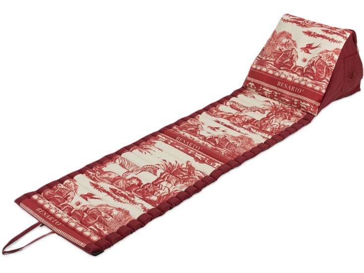 Besarto  Strandmatras - Toile de Jouy  Red