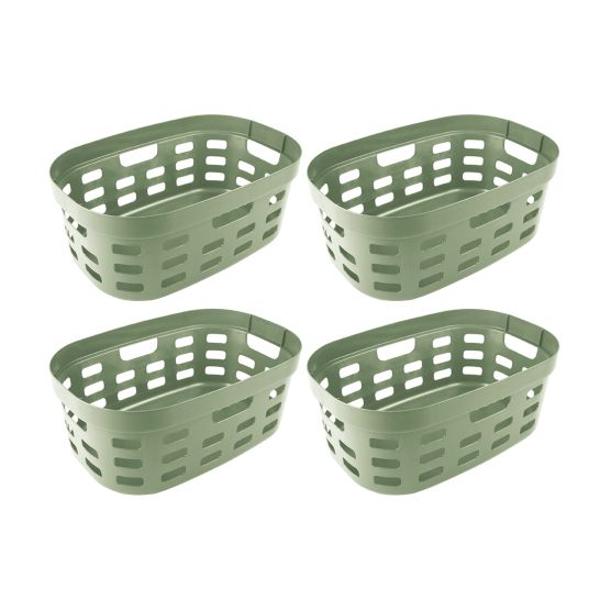 Sunware Sigma home 45 liter set van 4 wasmanden - Green