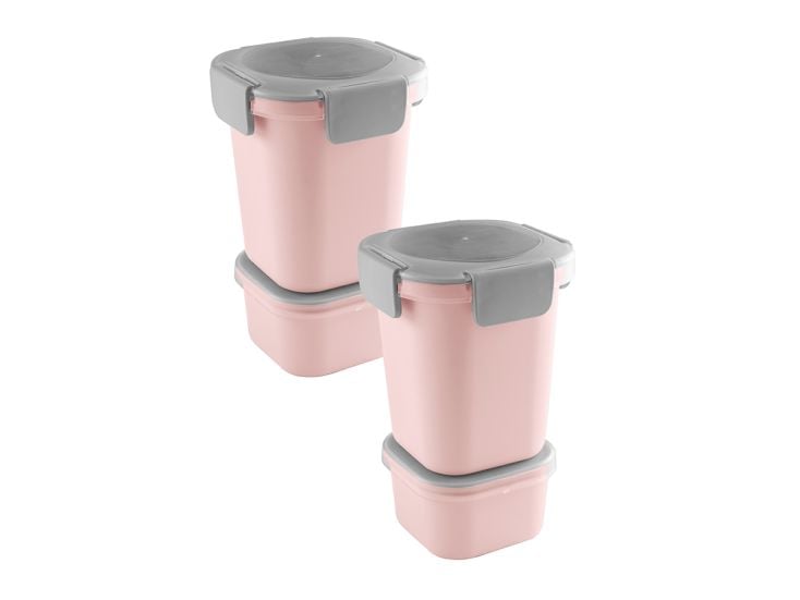 Sunware sigma home Food set van 2 lunchbeker - roze