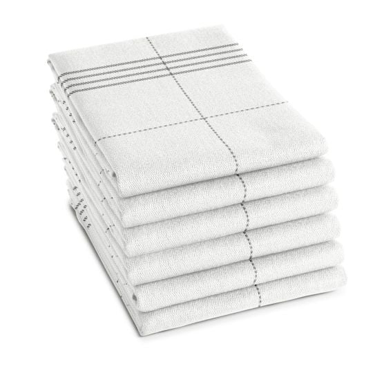 DDDDD Morvan 60 x 65 cm set van 6 theedoeken - White