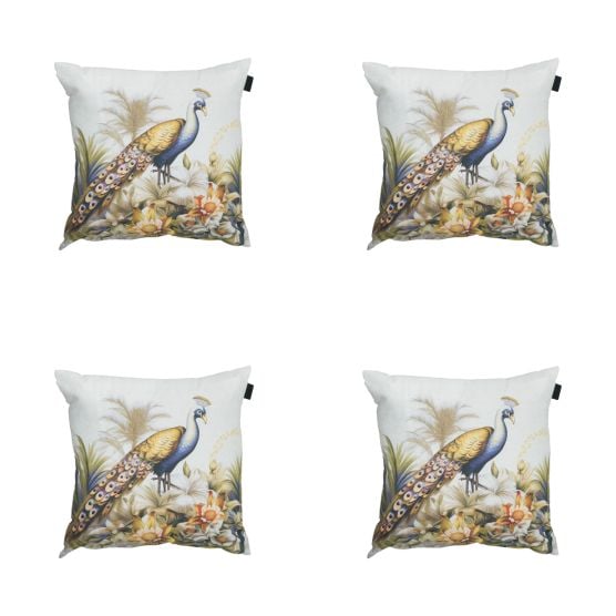 Madison Flore purple Sierkussen - Set van 4