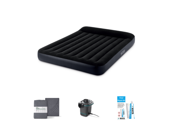 Intex Classic 203 x 152 cm Luchtbedset - 4-delig