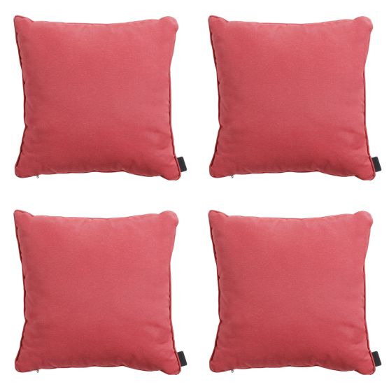 Madison Panama brick red Sierkussen - Set van 4