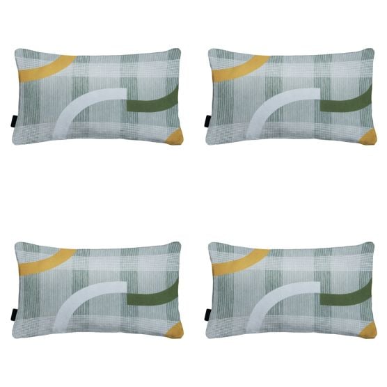 Madison Tess orange Sierkussen - Set van 4