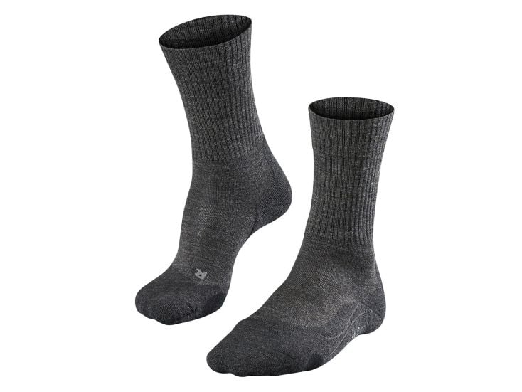 Falke TK2 Wool heren wandelsokken - Antracite
